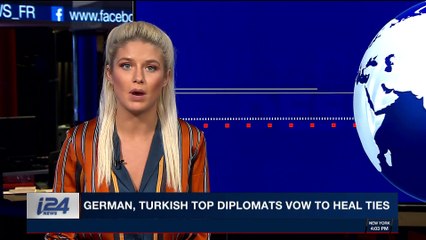 i24NEWS DESK | German, Turkish top diplomats vow to heal ties | Saturday, January 6th 2018