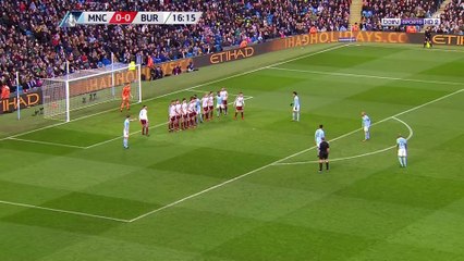 كأس الاتحاد الانكليزي مانشستر سيتي وبيرنلي 6/1/2018 الشوط الاول