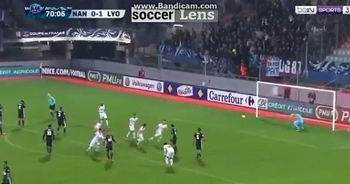 Anthony Robic Goal HD - Nancy 1-1 Lyon 06.01.2018