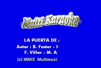 K PAZ DE LA SIERRA - LA PUERTA DE ALCALA (KARAOKE)