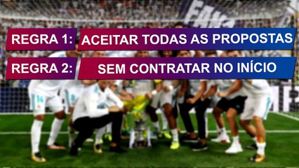 DESAFIO: Aceitando TODAS AS PROPOSTAS (Real Madrid) ⭐ | FIFA 18 Experimentos