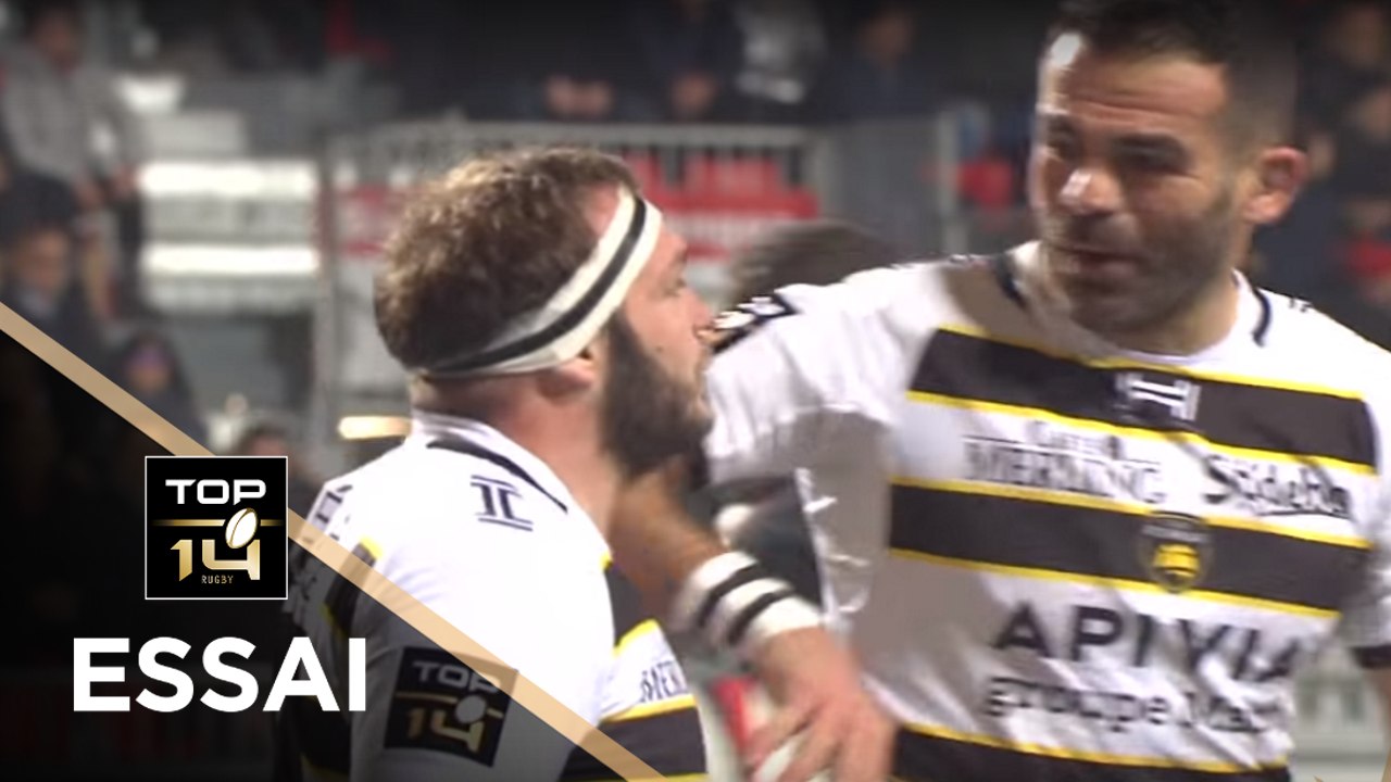 TOP 14 - Essai Jean-Charles ORIOLI (SR) - Oyonnax - La Rochelle - J15 - Saison 2017/2018