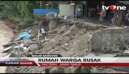 Banjir Bandang di Pacitan Hanyutkan Seorang Warga