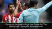 Simeone accepts Costa red card