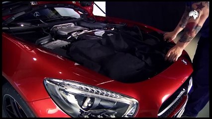 Déposer, poser le pare-chocs avant AMG GT Type 190
