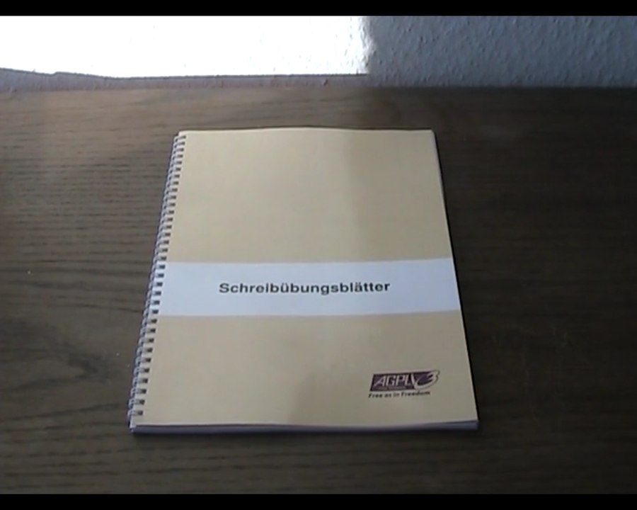 OER: Schreibübungsblätter für Analphabeten