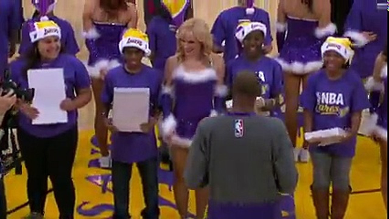 Kobe Surprises a Young Fan with a Gift