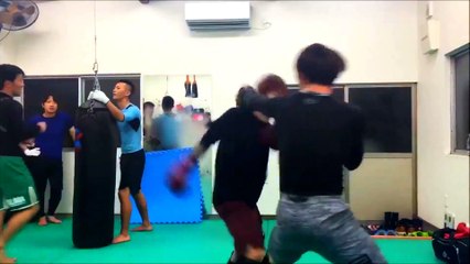 九紋竜のスパーリング