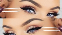 Glam Eye Makeup With Fake Eye Lashes Makeup Tutorial
