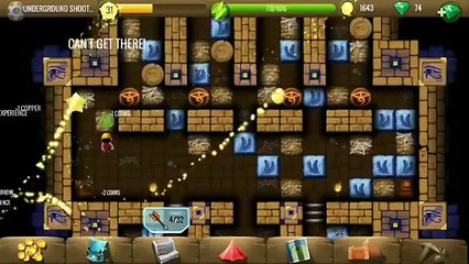 Underground shooting range - Diggy's Adventure