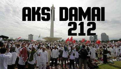 Aksi 212 di Jakarta Berlangsung Damai