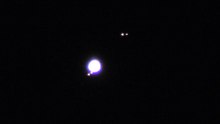 Close approach of Jupiter and Mars (7 January 2018)