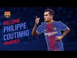 Philippe Coutinho, new FC Barcelona player