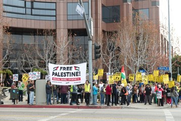 ABD'de Ahed Tamimi'ye Destek Gösterisi