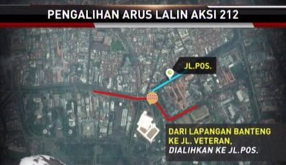 Pengalihan Arus Lalu Lintas Aksi Damai 2 Desember
