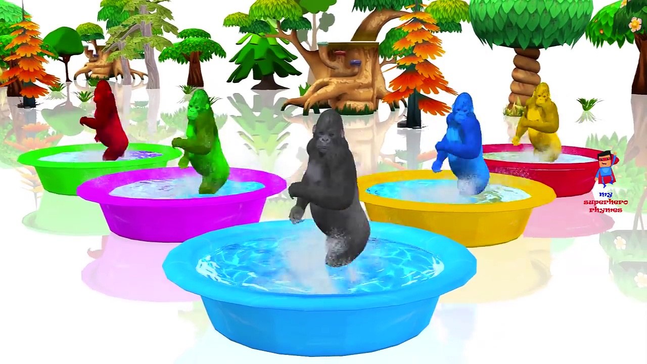Funny Baby Play With Zoo Animals On The Playground Nursery Rhymes Songs Learn Animals for Children
