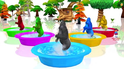 Funny Baby Play With Zoo Animals On The Playground Nursery Rhymes Songs Learn Animals for Children