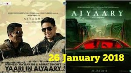 Making of Aiyaary - 1 | A Neeraj Pandey Film | Releases 26th January 2018