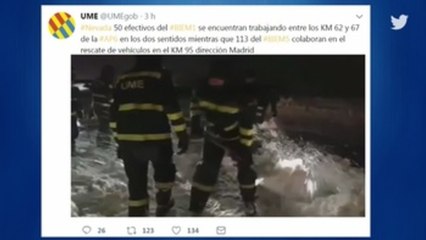 La DGT apunta a que la AP6 sigue bloqueada entre los kilómetros 71 y 79