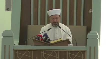 Diyanet İşleri Başkanı Prof. Dr. Erbaş: "Kudüs'ün, Mescid-i Aksa'nın Özgür Olabilmesi İçin...