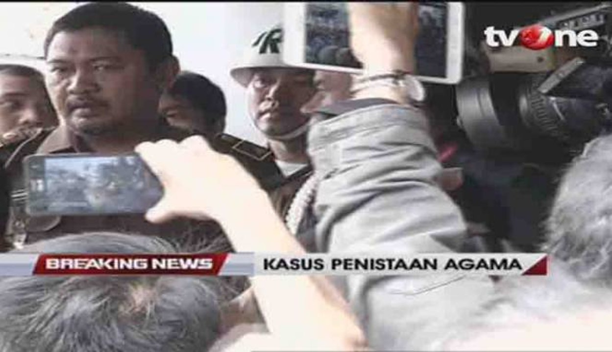 Kericuhan Peliputan Pelimpahan Berkas Perkara Kasus Ahok