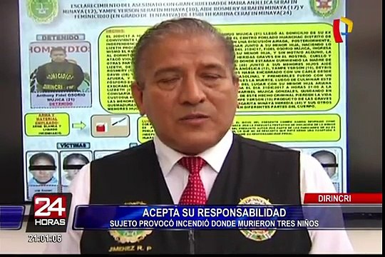 Sujeto que provocó incendio donde murieron tres niños aceptó responsabilidad