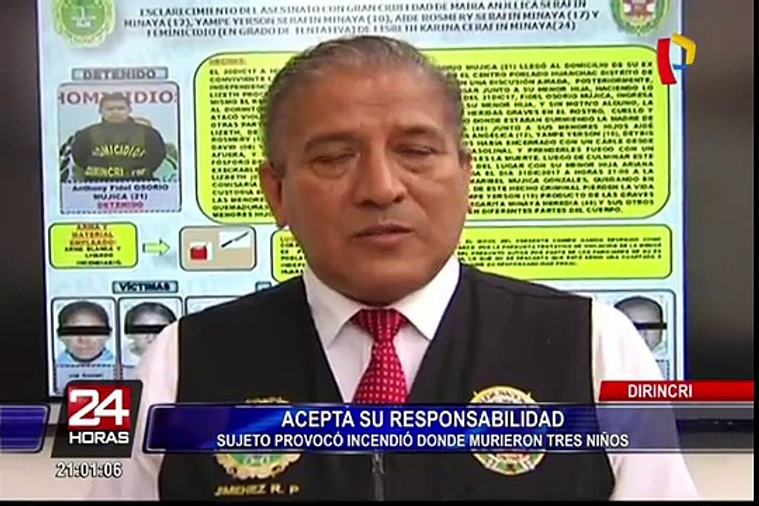 Sujeto que provocó incendio donde murieron tres niños aceptó responsabilidad