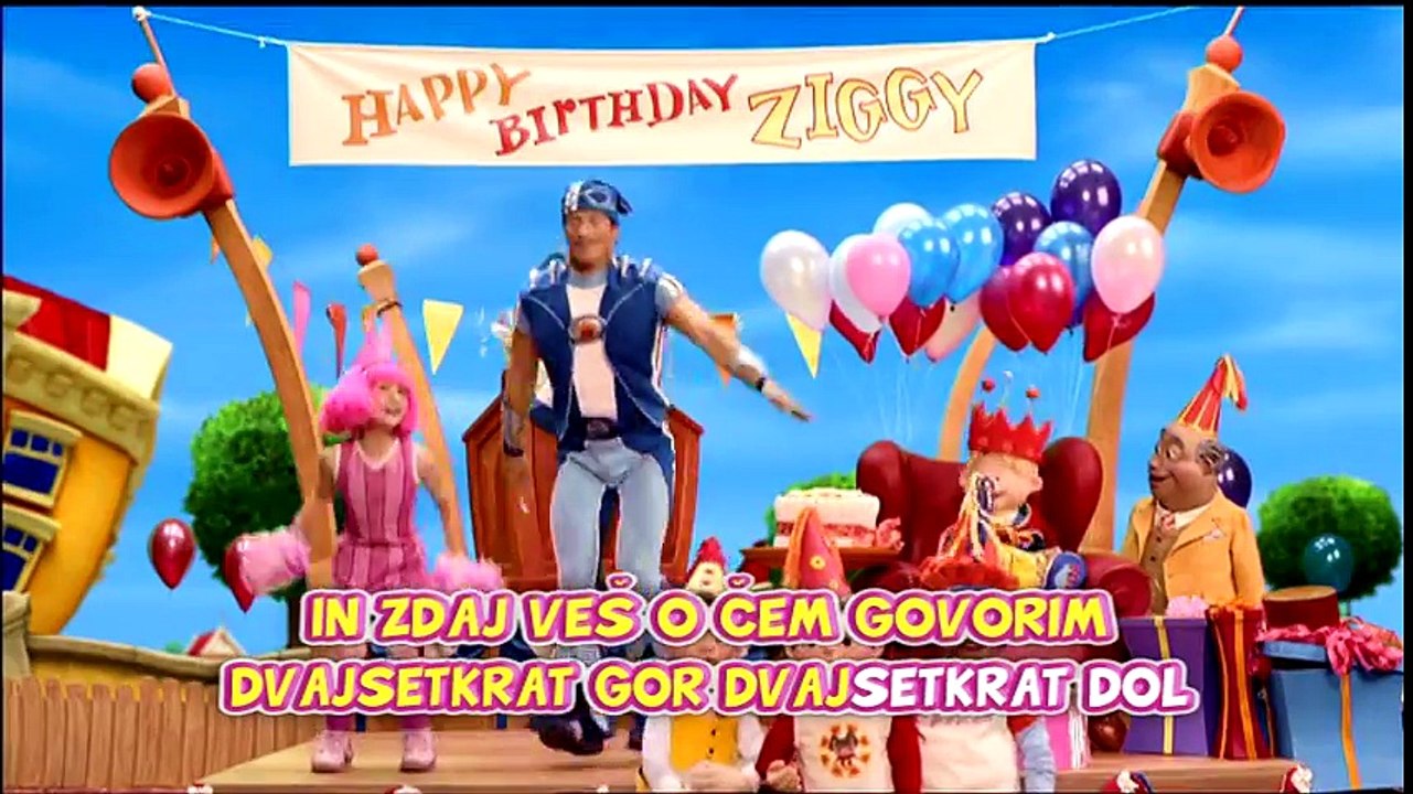 LazyTown - Twenty Times Time (Slovenian) w/ subs