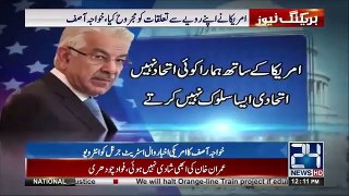 Pakistan Has Other Option Than America For Alliance.. Khawaja Asif