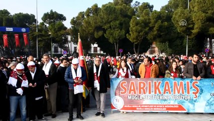 Sarıkamış şehitleri anılıyor - MUĞLA