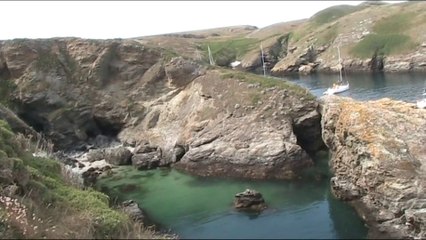 Belle Ile, les ports naturels et les oiseaux