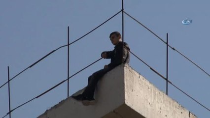 Antalya'da 6 Katlı İnşaatta İntihar Teşebbüsü