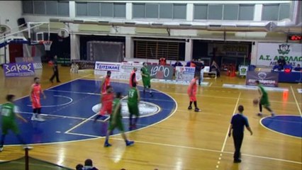 Απόλλων Λιβαδειάς-Απόλλων Χαλκίδας 64-62