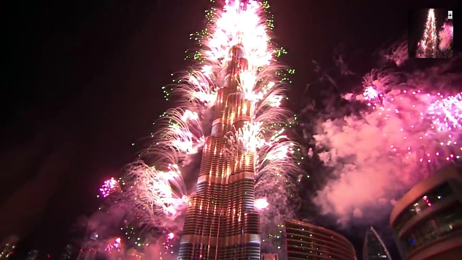 Dubai New Year's Fireworks 2018 | New Year's Eve 2018 | new years eve day |  - video Dailymotion