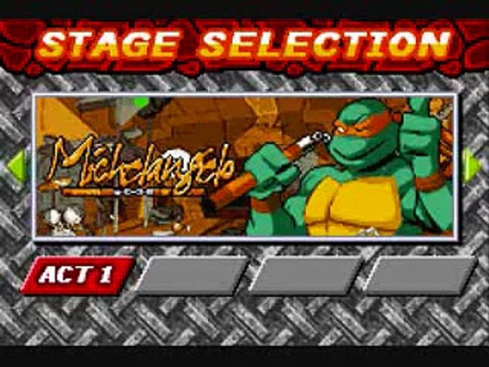 TMNT 2003 - Michelangelo - Act 1 - ( GBA )