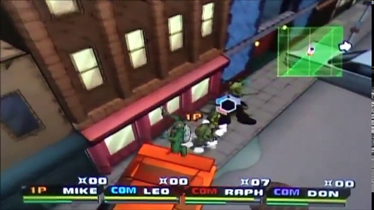 TMNT 3: Mutant Nightmare Walkthrough Part 2 - HQ