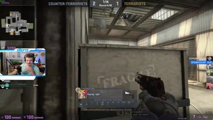 1v5 Ninja Difuse out of nowhere!?