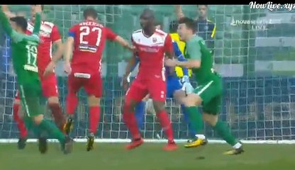 Penalty  Goal  Villafanez L.(1:0) Panathinaikos - Platanias