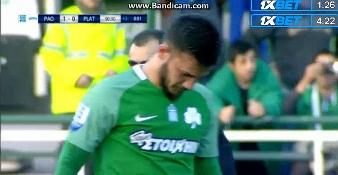 Luca Vilafanez 2nd Goal - Panathinaikos 2-0 Platanias