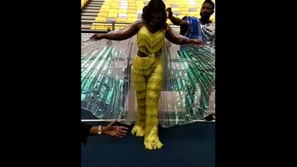 Catherine Tresa Dance Practice  VIDEO - Natchathira Vizha 2018 - Malaysia