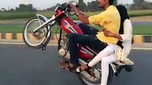 Bike Wheeling Boy With A Hot  Girl - Full HD Wheeling Video - HDEntertainment