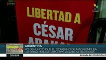 Argentina: denuncian represión contra activistas sociales