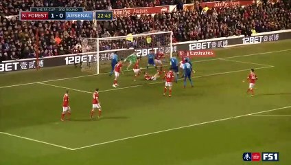 Per Mertesacker Goal HD - Nottingham Forest 1 - 1 Arsenal - 07.01.2018