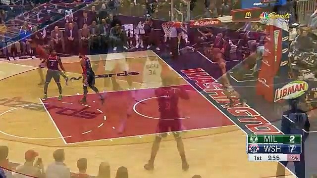 Giannis Antetokounmpo Posts 34 points & 12 rebounds vs. Washington Wizards