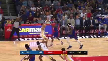 Los Angeles Clippers with 6 Dunks  vs. Golden State Warriors