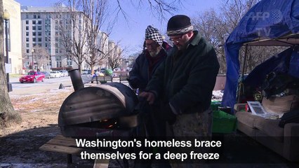 Washington homeless braced for deep freeze