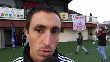 Réaction de Ludovic Sarthou, entraîneur de l'ASMUR, après le 32e de finale de la Coupe de France féminine contre Soyaux