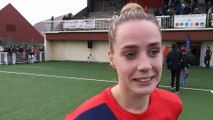 Réaction de Léa Loustau, capitaine de l'ASMUR, après le 32e de finale de Coupe de France féminine contre Soyaux