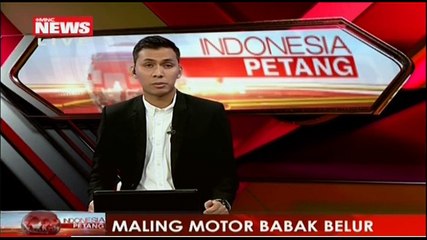 Maling Babak Belur Usai Motor Curiannya Alami Putus Rantai di Tengah Jalan