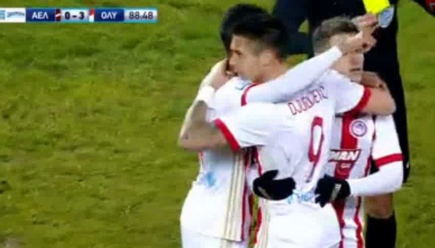 Uros Djurdjevic Goal - AEL Larissa 0-3 Olympiakos Piraeus 07-01-2018